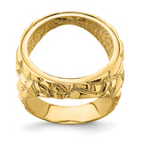 22 mm 14k Yellow Gold coin bezel for 21.6 mm Coin — additional image