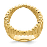 22 mm 14k Yellow Gold coin bezel for 21.6 mm Coin — additional image