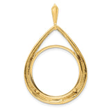 22 mm 14k Yellow Gold coin bezel for 22 mm Coin — additional image