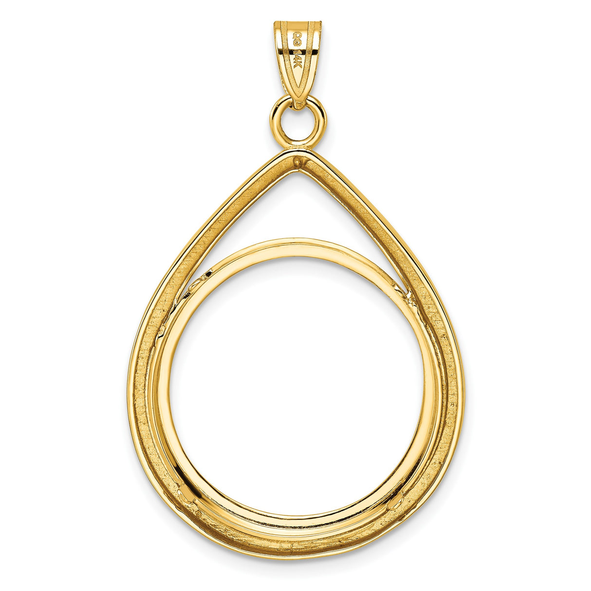 22 mm 14k Yellow Gold coin bezel for 22 mm Coin — additional image