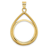 22 mm 14k Yellow Gold coin bezel for 22 mm Coin — additional image