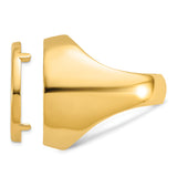 22 mm 14k Yellow Gold coin bezel for 22 mm Coin — additional image