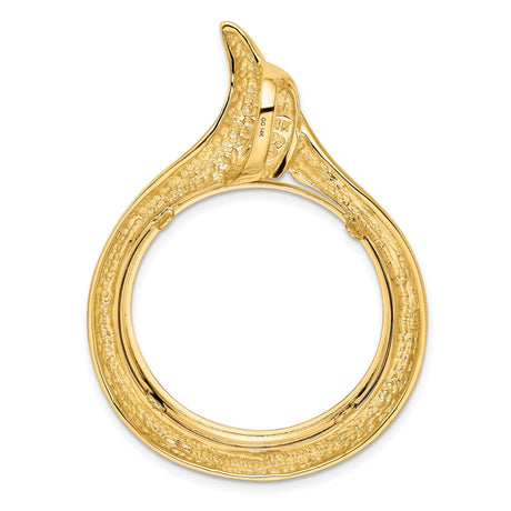 27 mm 14k Yellow Gold coin bezel for 27 mm Coin — additional image