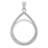 27 mm 14k White Gold coin bezel for 27 mm Coin — additional image