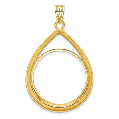 27 mm 14k Yellow Gold coin bezel for 27 mm Coin — additional image