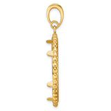 27 mm 14k Yellow Gold coin bezel for 27 mm Coin — alternate view