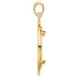 27 mm 14k Yellow Gold coin bezel for 27 mm Coin — alternate view