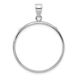 27 mm 14k White Gold coin bezel for 27 mm Coin