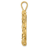 28 mm 14k Yellow Gold coin bezel for 27.5 mm Coin — alternate view