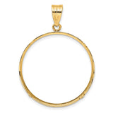 30 mm 14k Yellow Gold coin bezel for 30 mm Coin — additional image