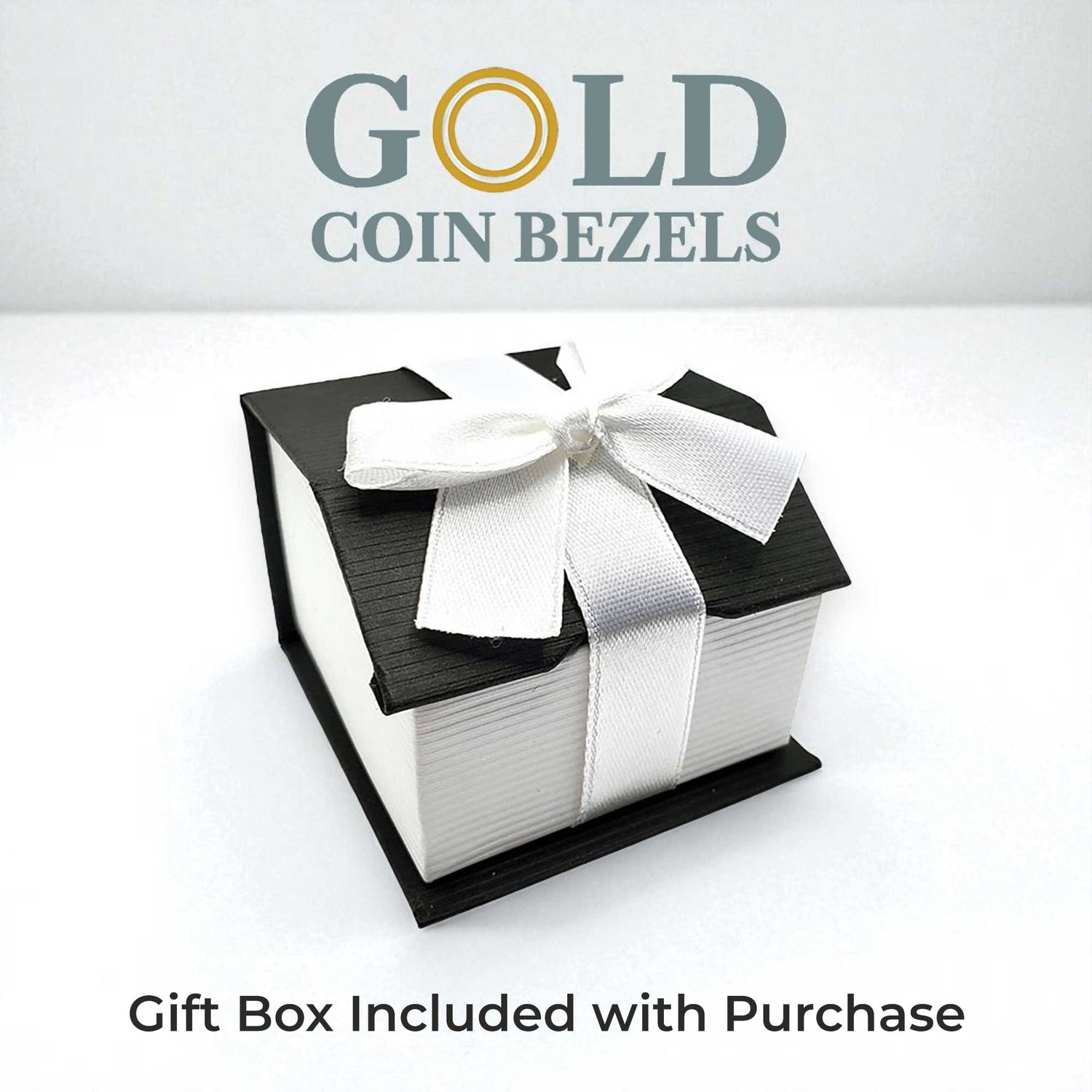 Gold Coin Bezels Gift Box Included with Purchase