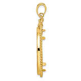 33 mm 14k Yellow Gold coin bezel for 32.7 mm Coin — alternate view