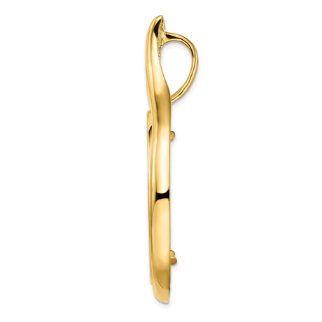 34 mm 14k Yellow Gold coin bezel for 34.2 mm Coin — alternate view