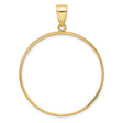 34 mm 14k Yellow Gold coin bezel for 34.2 mm Coin