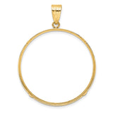 34 mm 14k Yellow Gold coin bezel for 34.2 mm Coin — additional image