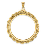 34 mm 14k Yellow Gold coin bezel for 34.2 mm Coin — additional image