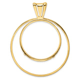 37 mm 14k Yellow Gold coin bezel for 37 mm Coin — additional image