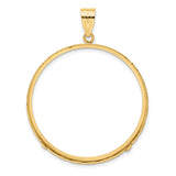 37 mm 14k Yellow Gold coin bezel for 37 mm Coin — additional image