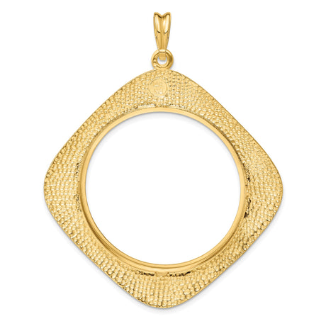 37 mm 14k Yellow Gold coin bezel for 37 mm Coin — additional image