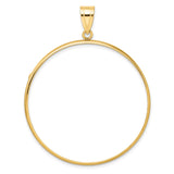 41 mm 14k Yellow Gold coin bezel for Australian $1 Kangaroo