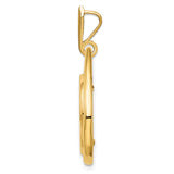 16 mm 14k Yellow Gold coin bezel for Australian $15 Nugget — alternate view