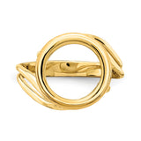 14 mm 14k Yellow Gold coin bezel ring for Australian $5 Nugget — additional image