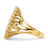 14 mm 14k Yellow Gold coin bezel ring for Australian $5 Nugget — additional image