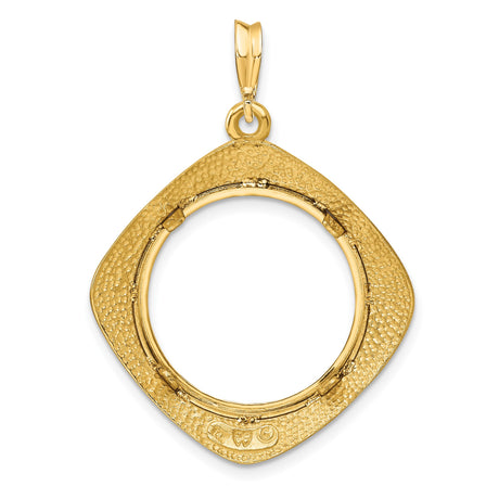 20 mm 14k Yellow Gold coin bezel for Australian $25 Nugget — additional image