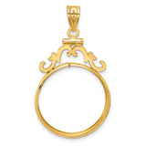 22 mm 14k Yellow Gold coin bezel for Australian Sovereign — additional image