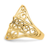 22 mm 14k Yellow Gold coin bezel ring for Australian Sovereign — additional image