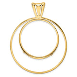 37 mm 14k Yellow Gold coin bezel for Austria €100 Philharmonic — additional image