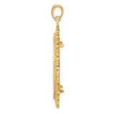 37 mm 14k Yellow Gold coin bezel for Austria €100 Philharmonic — alternate view