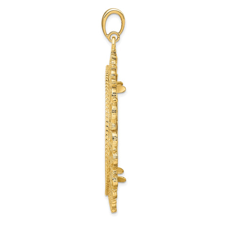 37 mm 14k Yellow Gold coin bezel for Austria €100 Philharmonic — alternate view