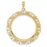 37 mm 14k Yellow Gold coin bezel for Austria €100 Philharmonic — additional image
