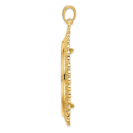37 mm 14k Yellow Gold coin bezel for Austria €100 Philharmonic — alternate view
