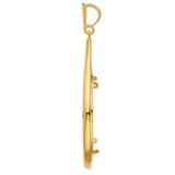 37 mm 14k Yellow Gold coin bezel for Austria €100 Philharmonic — alternate view