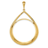 37 mm 14k Yellow Gold coin bezel for Austria €100 Philharmonic — additional image