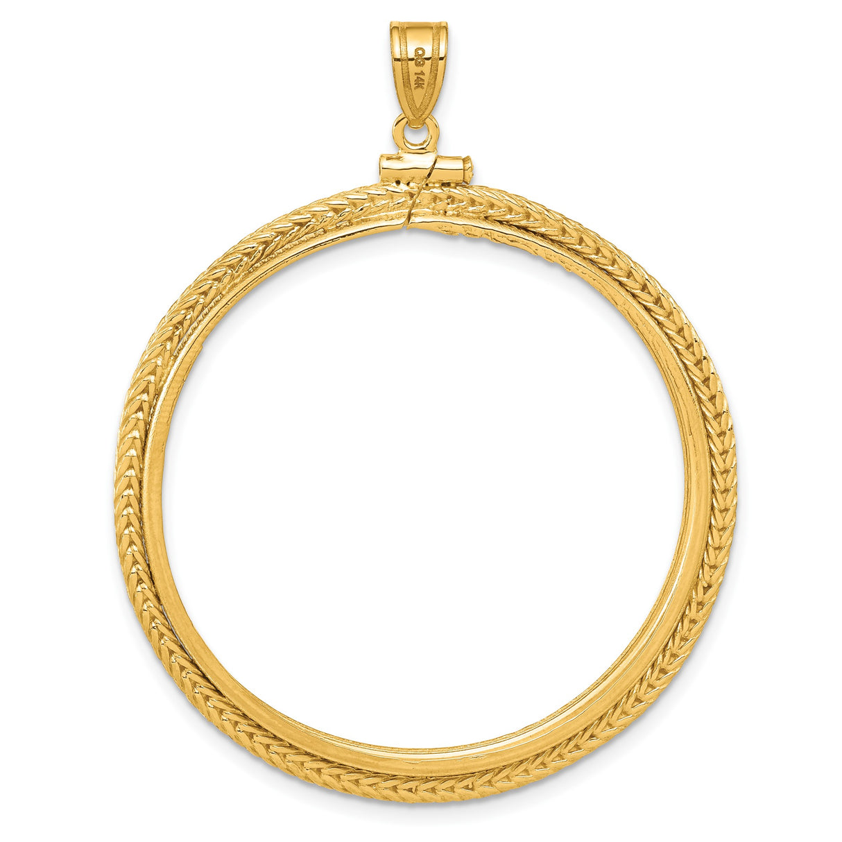 37 mm 14k Yellow Gold coin bezel for Austria €100 Philharmonic — additional image
