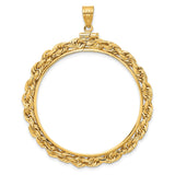 37 mm 14k Yellow Gold coin bezel for Austria €100 Philharmonic — additional image