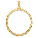37 mm 14k Yellow Gold coin bezel for Austria €100 Philharmonic — additional image