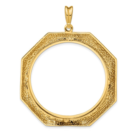 37 mm 14k Yellow Gold coin bezel for Austria €1.50 Philharmonic — additional image
