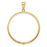 37 mm 14k Yellow Gold coin bezel for Austria €1.50 Philharmonic — additional image