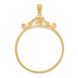 37 mm 14k Yellow Gold coin bezel for Austria €1.50 Philharmonic — additional image