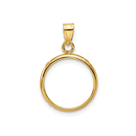 13 mm 14k Yellow Gold coin bezel for Austria €4 Philharmonic — additional image