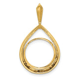 13 mm 14k Yellow Gold coin bezel for Austria €4 Philharmonic — additional image