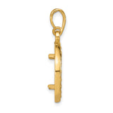 13 mm 14k Yellow Gold coin bezel for Austria €4 Philharmonic — alternate view