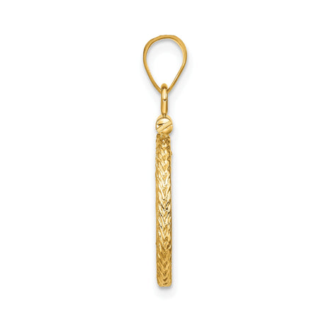 13 mm 14k Yellow Gold coin bezel for Austria €4 Philharmonic — alternate view