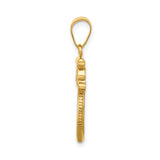13 mm 14k Yellow Gold coin bezel for Austria €4 Philharmonic — alternate view
