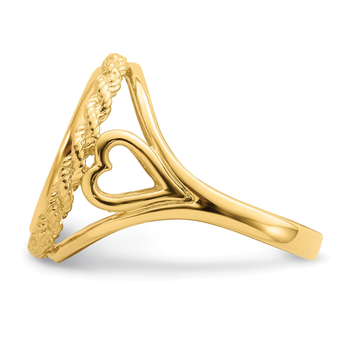 13 mm 14k Yellow Gold coin bezel ring for Austria €4 Philharmonic — additional image
