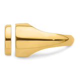 13 mm 14k Yellow Gold coin bezel ring for Austria €4 Philharmonic — additional image